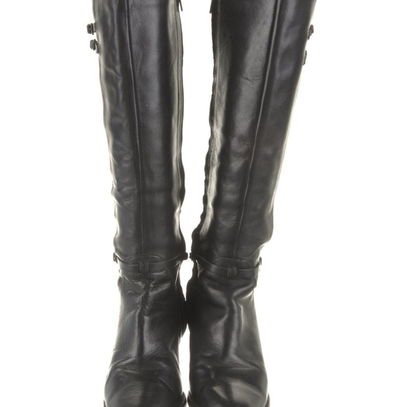 FRYE LEATHER KNEE HIGH RIDING BOOTS - Picture 3 of 11
